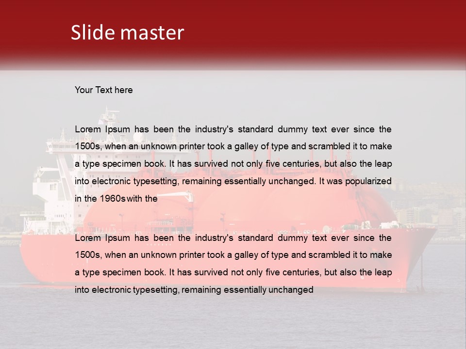 Electricity Heat Climate PowerPoint Template