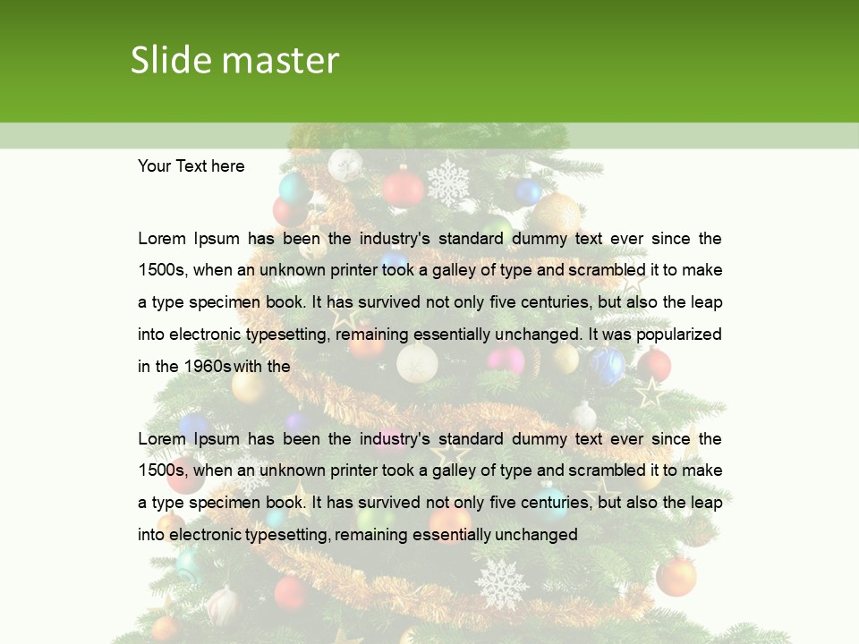 System White Temperature PowerPoint Template