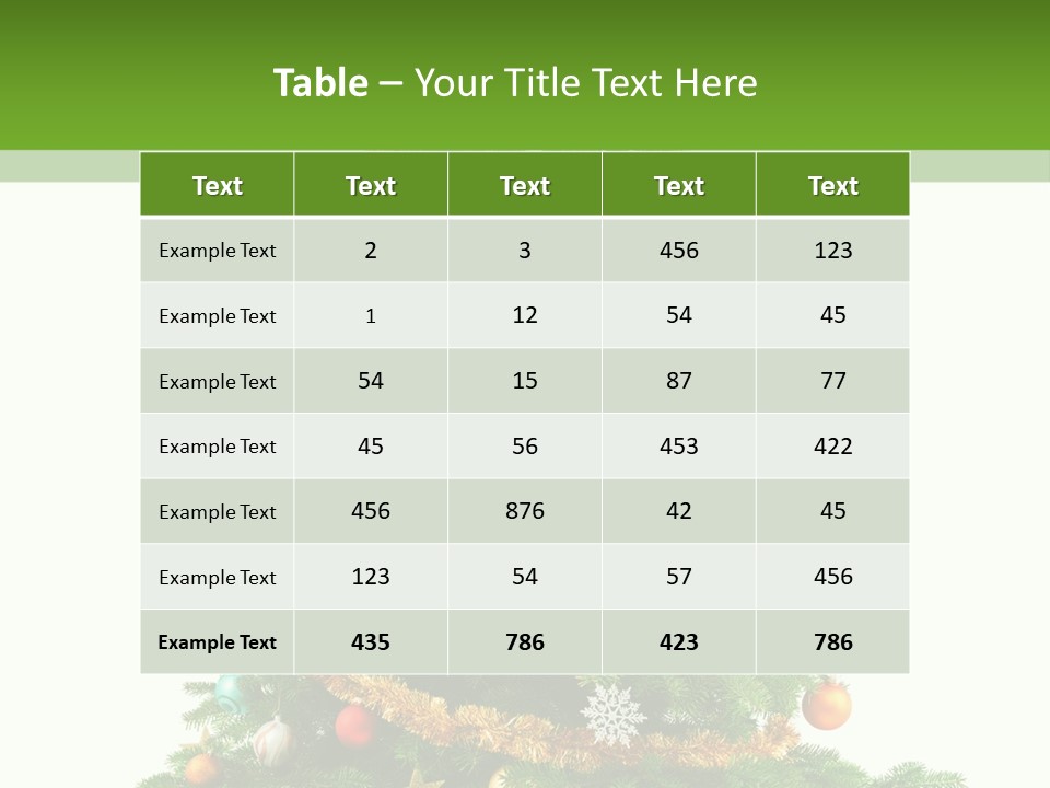 System White Temperature PowerPoint Template