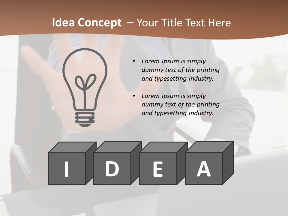 System Cool Equipment PowerPoint Template