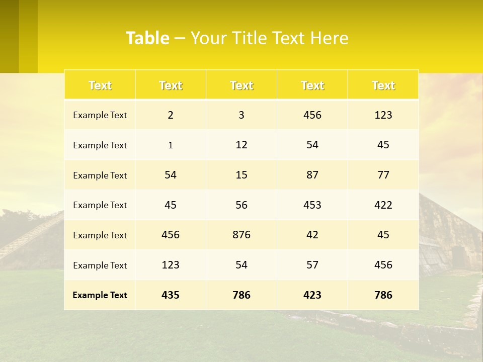 Supply Energy Condition PowerPoint Template