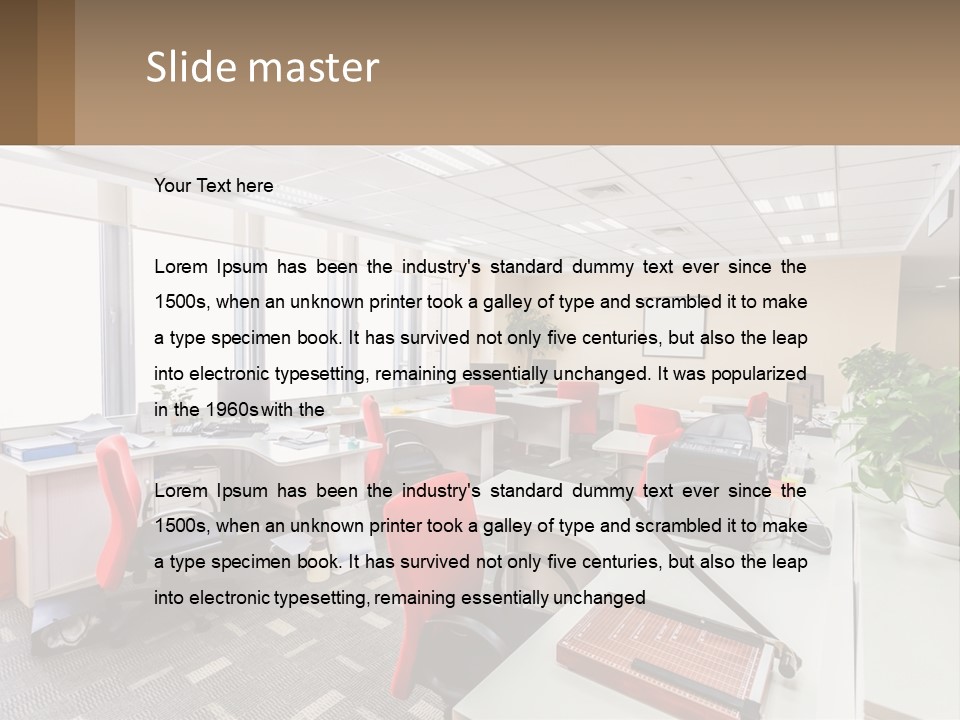 White Conditioner Cool PowerPoint Template