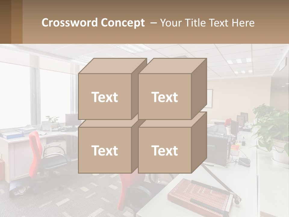 White Conditioner Cool PowerPoint Template