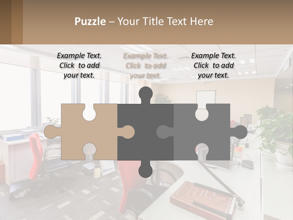 White Conditioner Cool PowerPoint Template