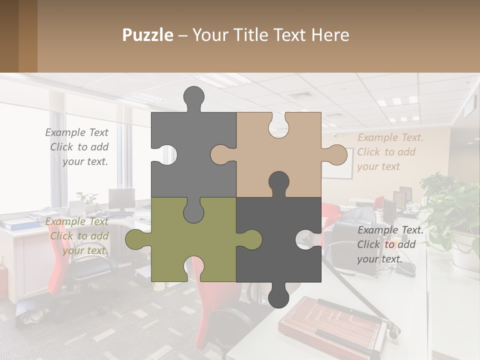 White Conditioner Cool PowerPoint Template