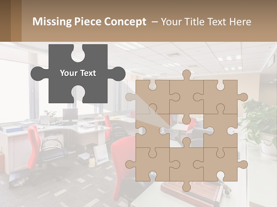 White Conditioner Cool PowerPoint Template