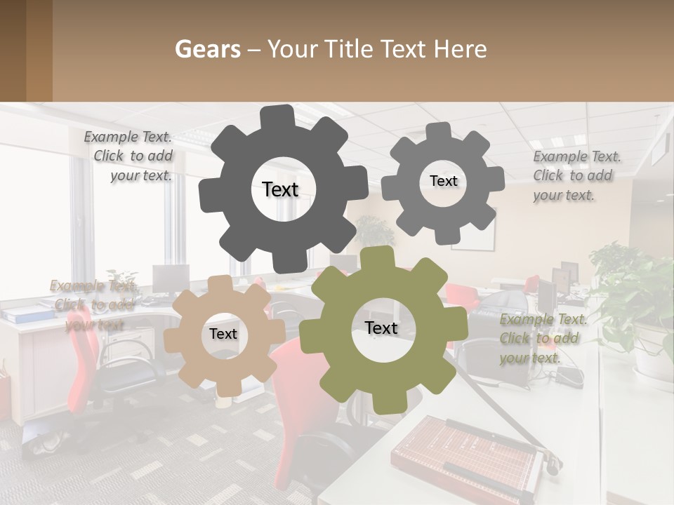 White Conditioner Cool PowerPoint Template