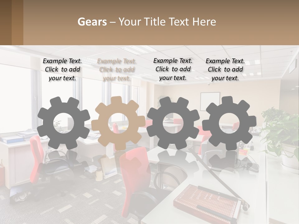 White Conditioner Cool PowerPoint Template