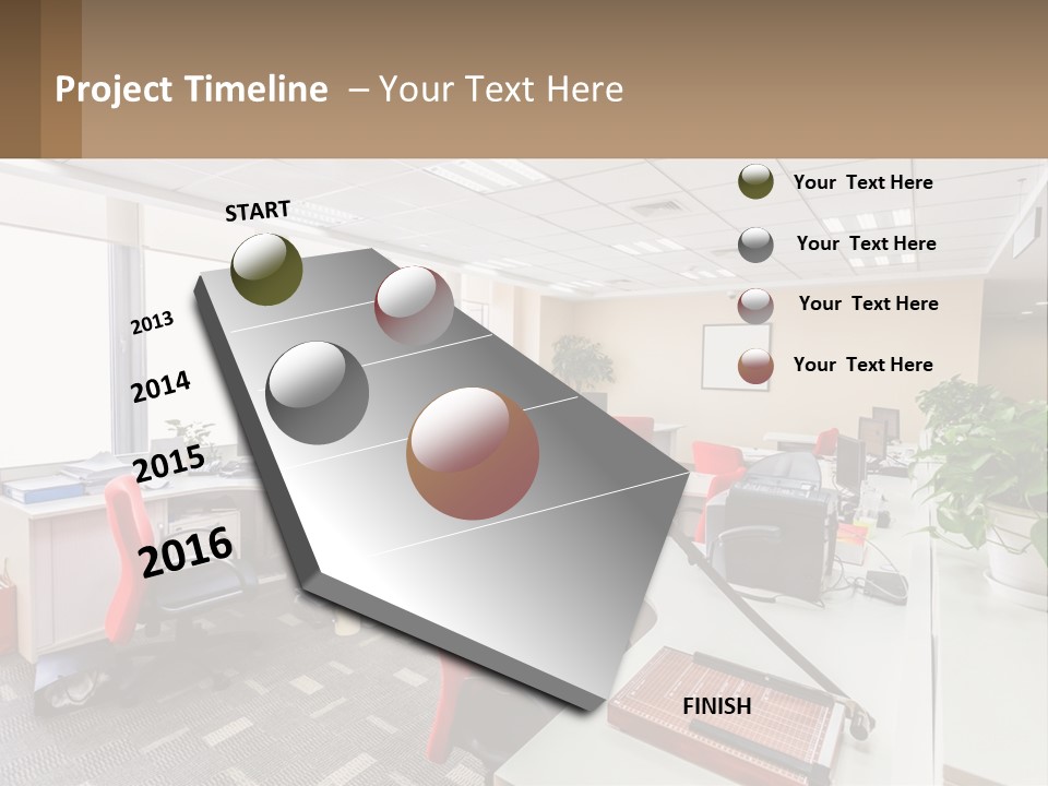 White Conditioner Cool PowerPoint Template