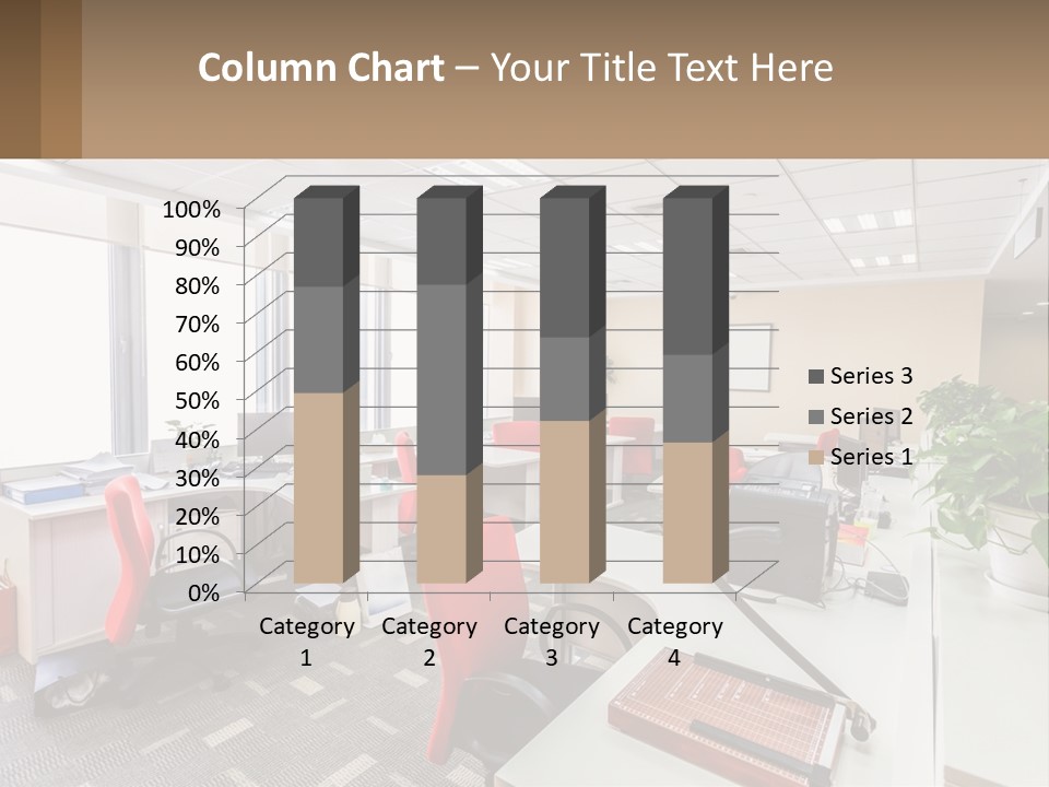 White Conditioner Cool PowerPoint Template
