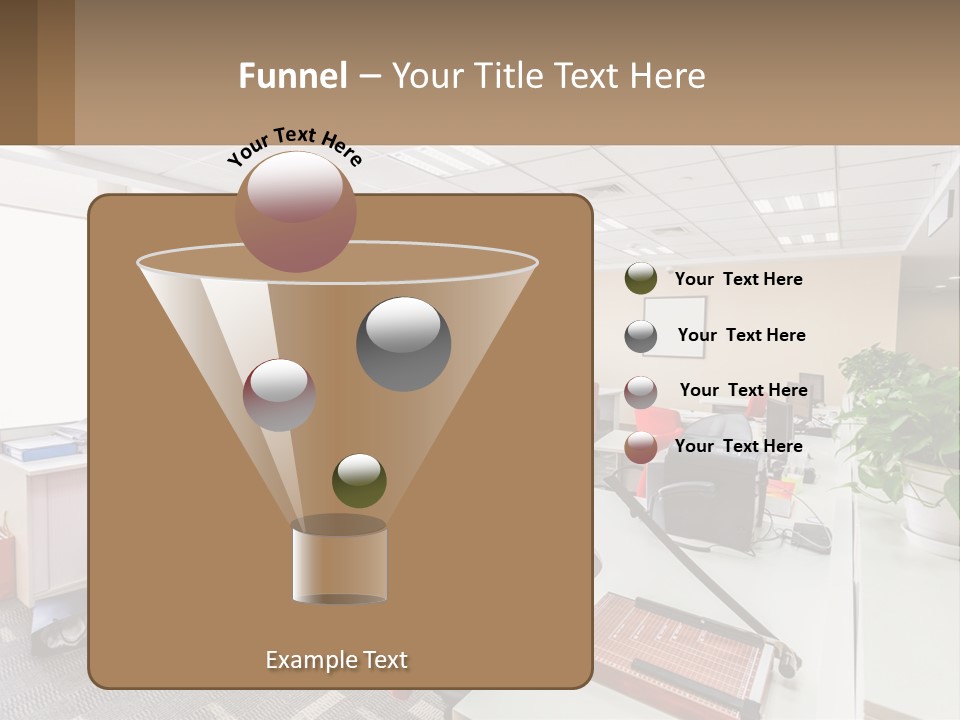 White Conditioner Cool PowerPoint Template