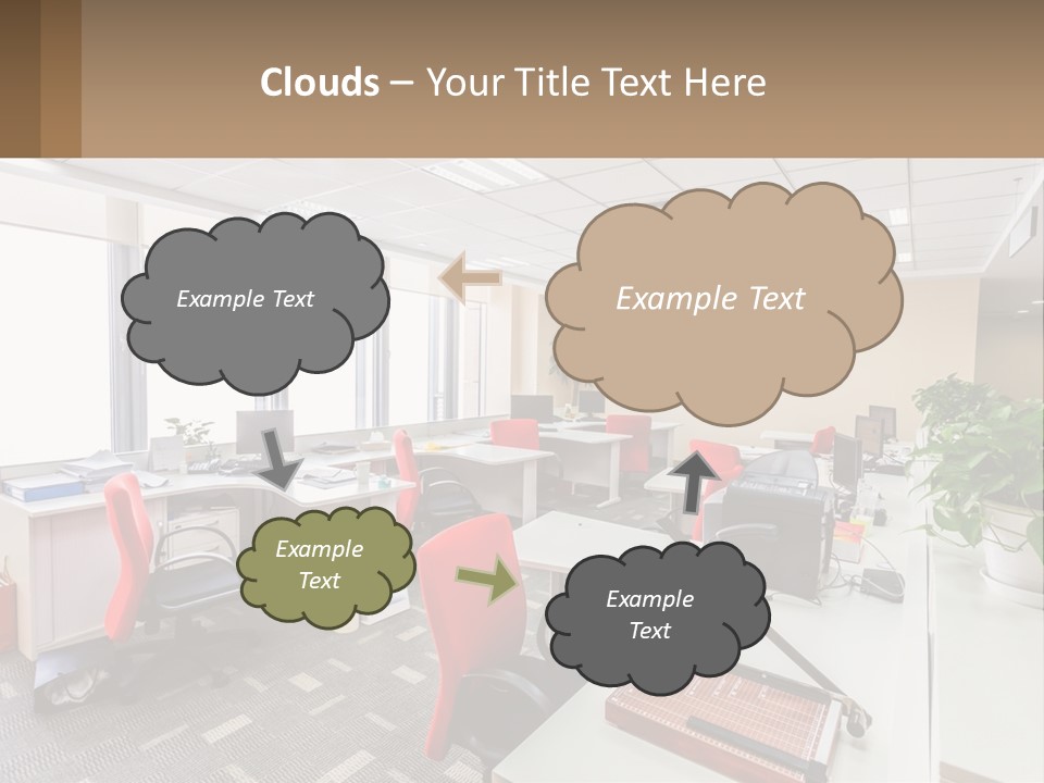 White Conditioner Cool PowerPoint Template