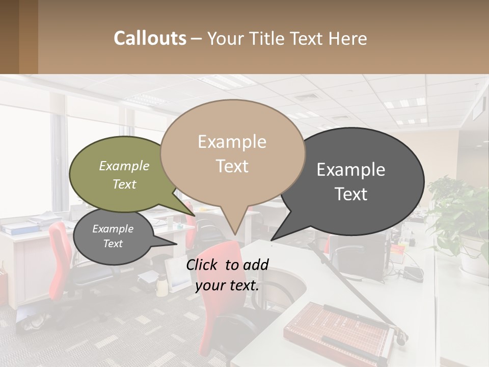 White Conditioner Cool PowerPoint Template
