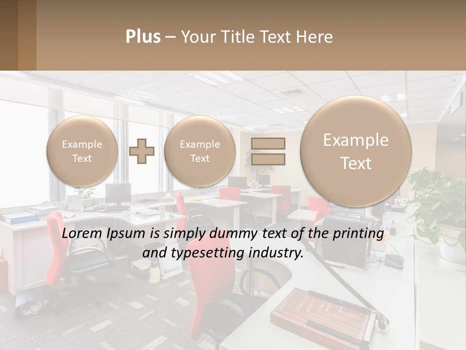 White Conditioner Cool PowerPoint Template