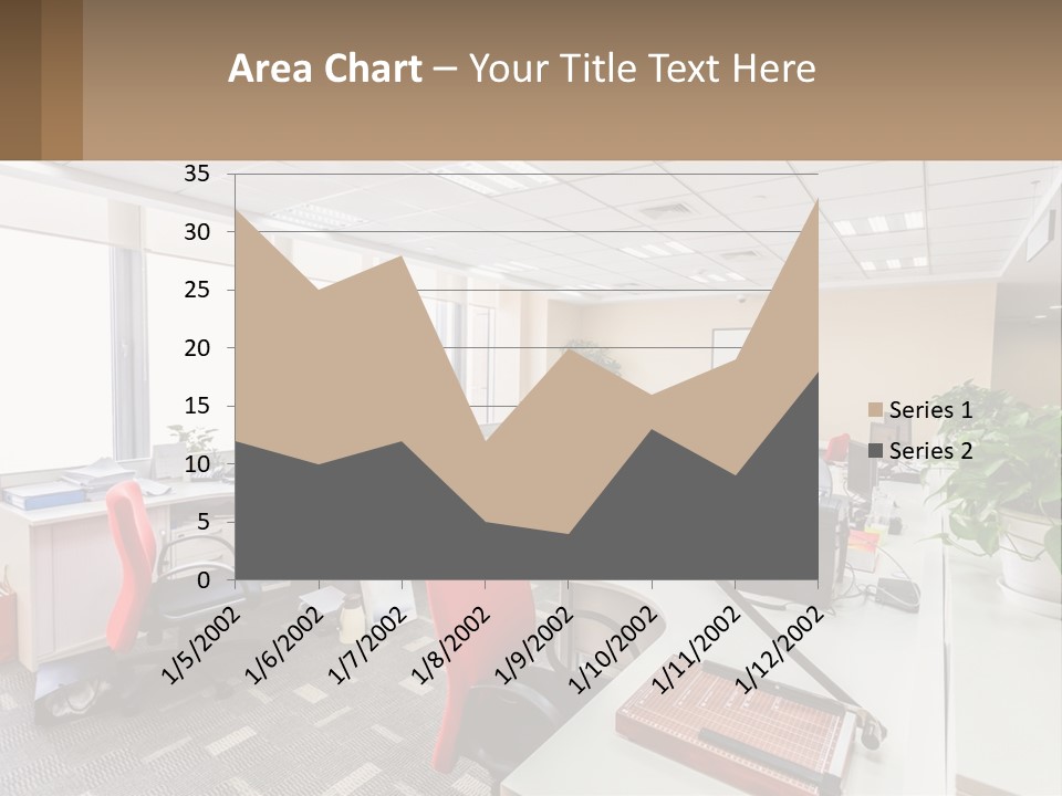 White Conditioner Cool PowerPoint Template