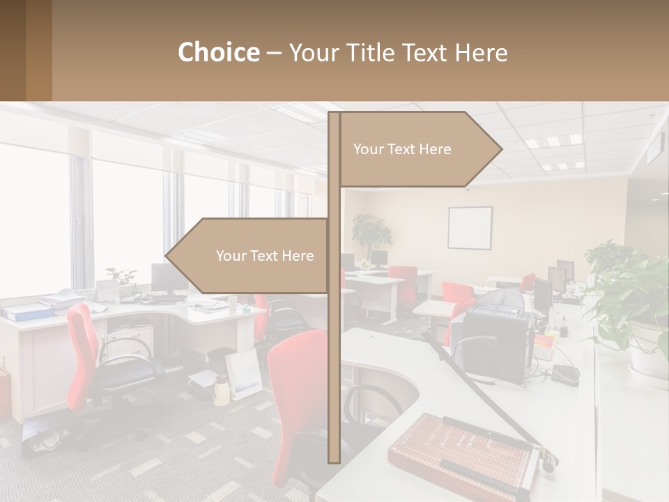 White Conditioner Cool PowerPoint Template