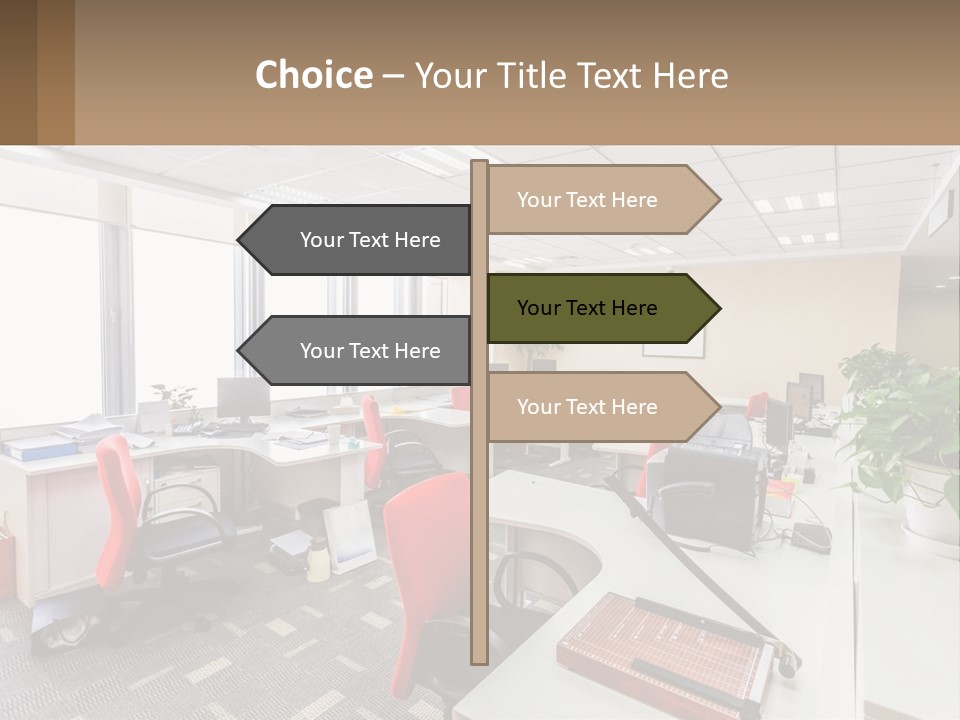 White Conditioner Cool PowerPoint Template