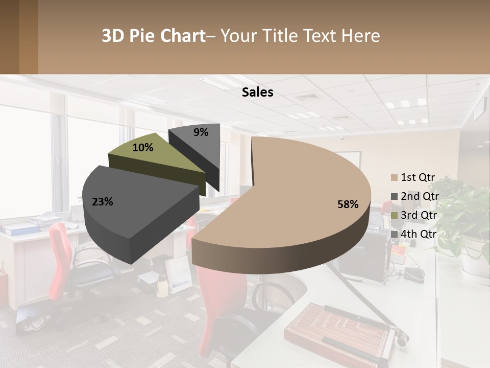 White Conditioner Cool PowerPoint Template
