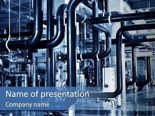 House Energy Temperature PowerPoint Template