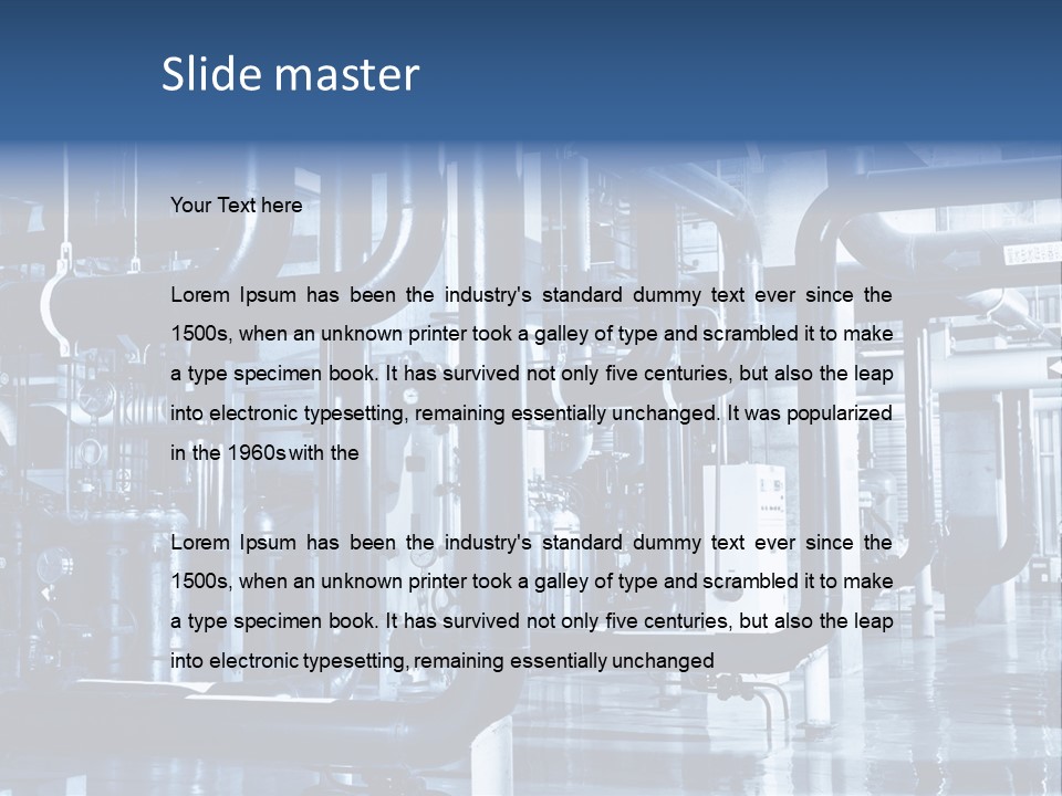 House Energy Temperature PowerPoint Template