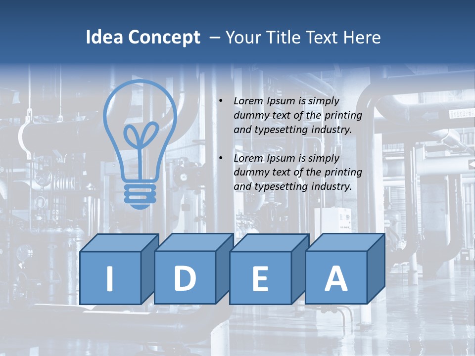 House Energy Temperature PowerPoint Template