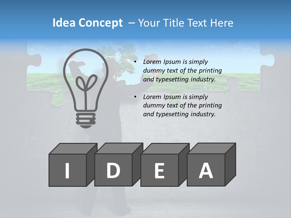 Technology Home Supply PowerPoint Template