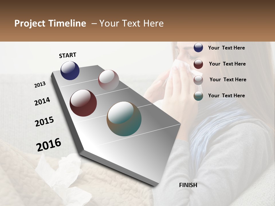 Cool Condition Remote PowerPoint Template