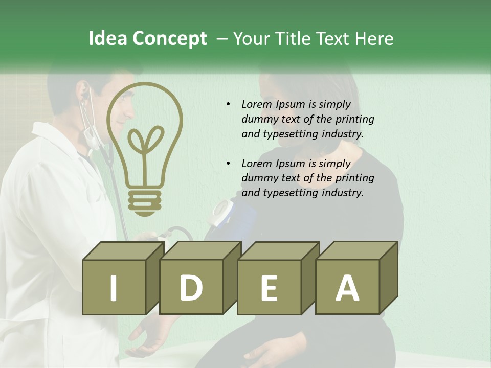Electric Power House PowerPoint Template