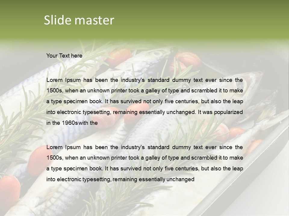 Home White Switch PowerPoint Template