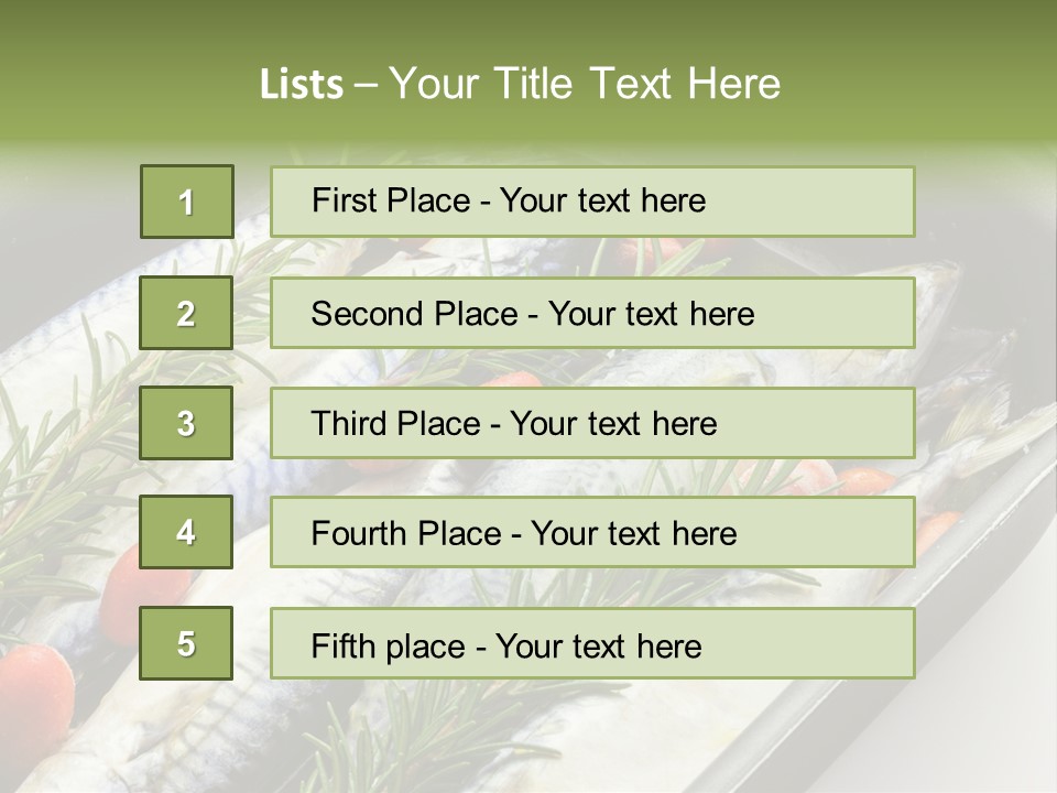 Home White Switch PowerPoint Template