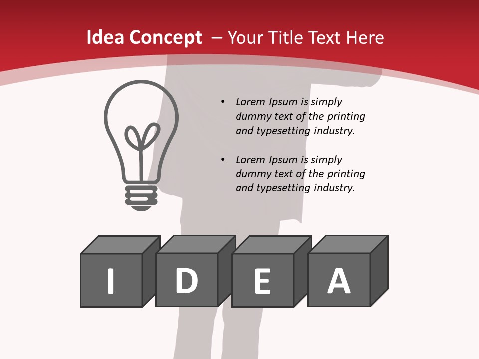 Electricity Switch Energy PowerPoint Template