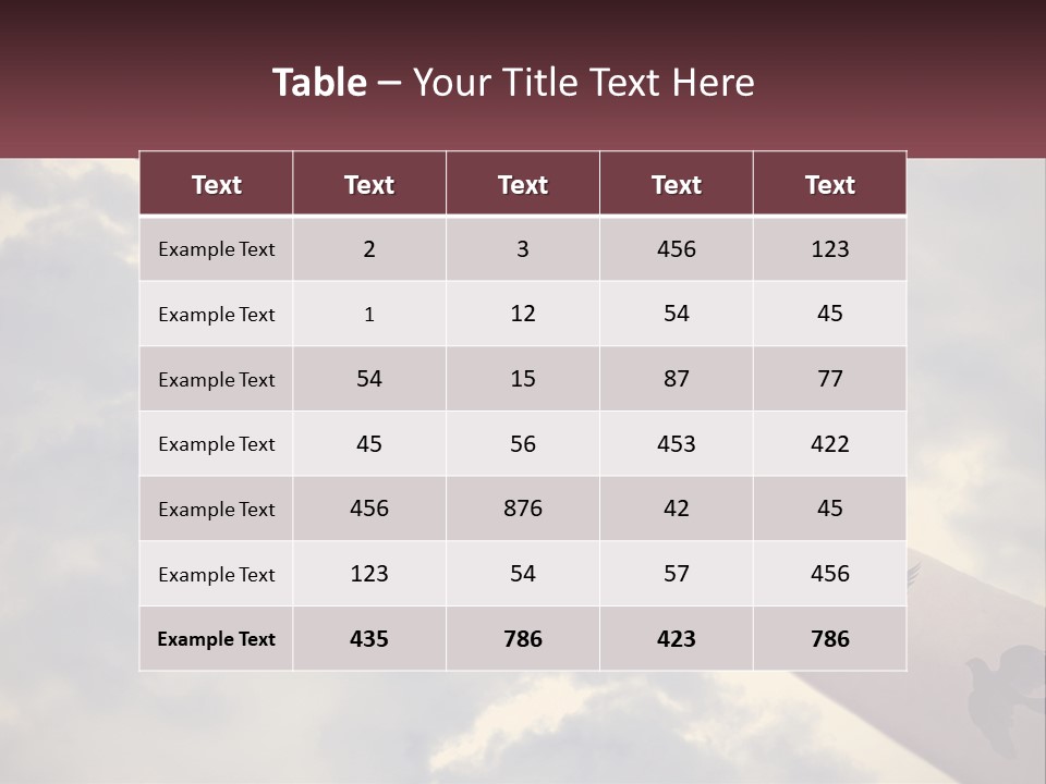 Unit Air Electric PowerPoint Template