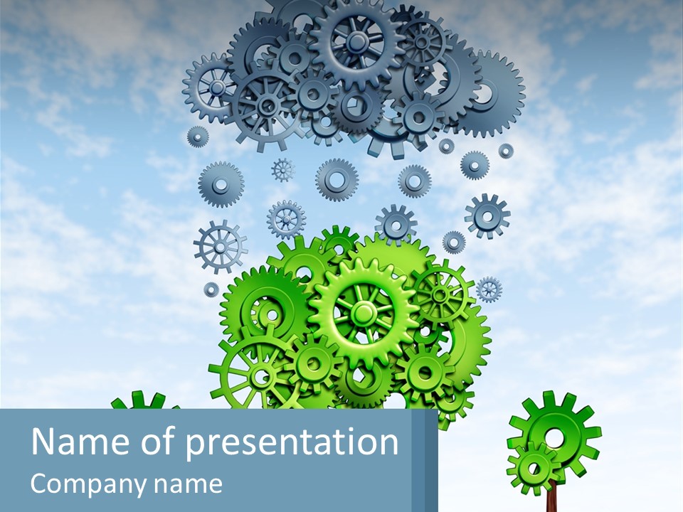 Temperature Electricity Air PowerPoint Template