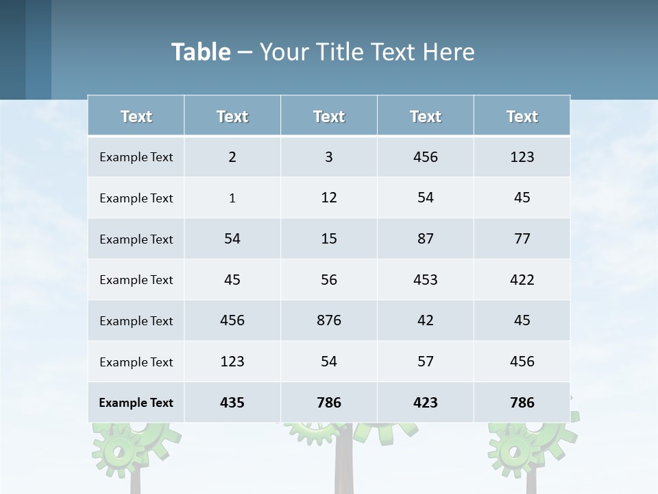Temperature Electricity Air PowerPoint Template