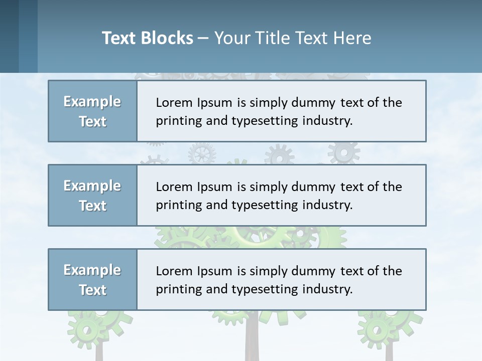 Temperature Electricity Air PowerPoint Template