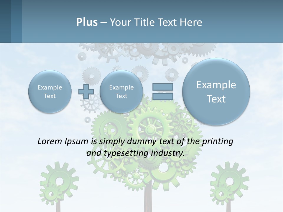 Temperature Electricity Air PowerPoint Template