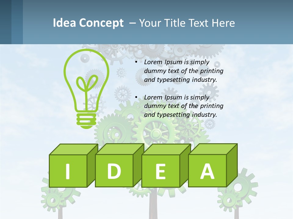 Temperature Electricity Air PowerPoint Template