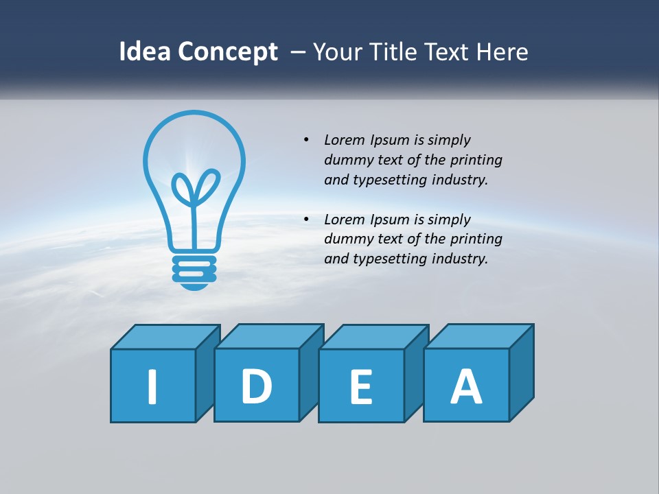 Climate Power Technology PowerPoint Template