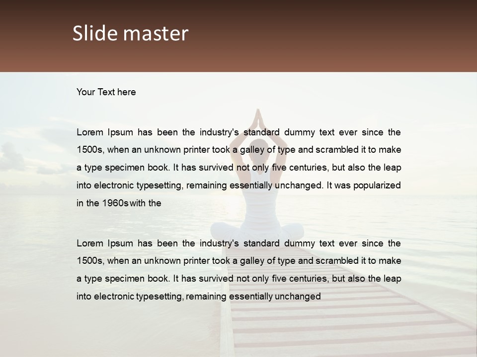 Home White Switch PowerPoint Template