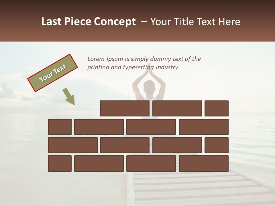 Home White Switch PowerPoint Template