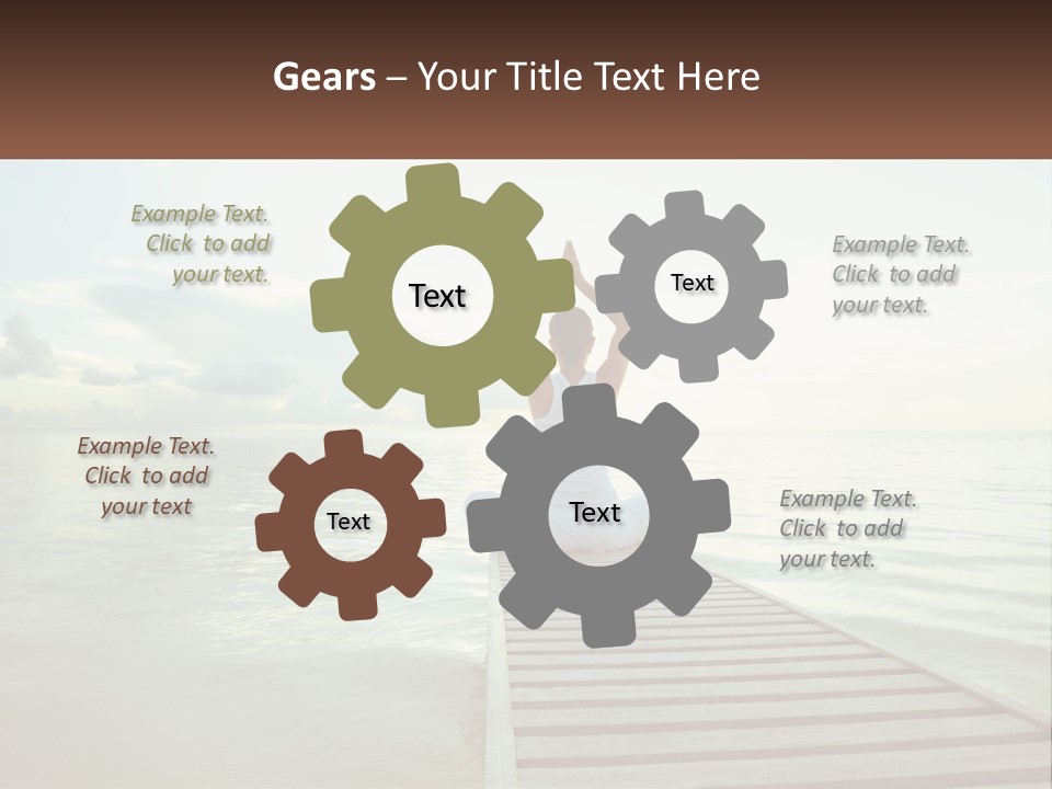 Home White Switch PowerPoint Template