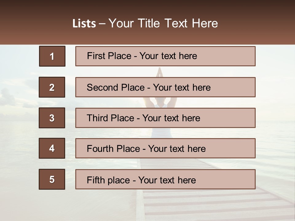 Home White Switch PowerPoint Template