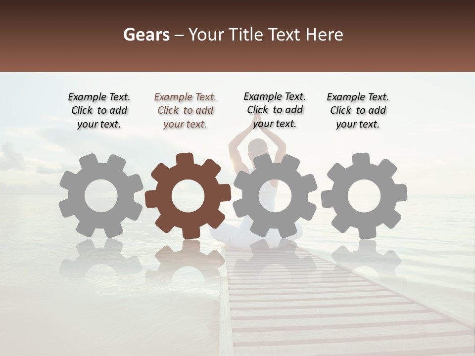 Home White Switch PowerPoint Template