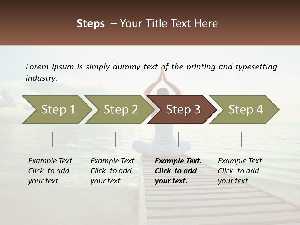 Home White Switch PowerPoint Template