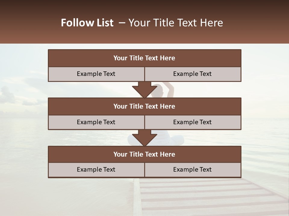 Home White Switch PowerPoint Template