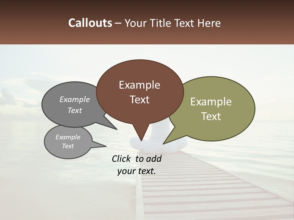 Home White Switch PowerPoint Template