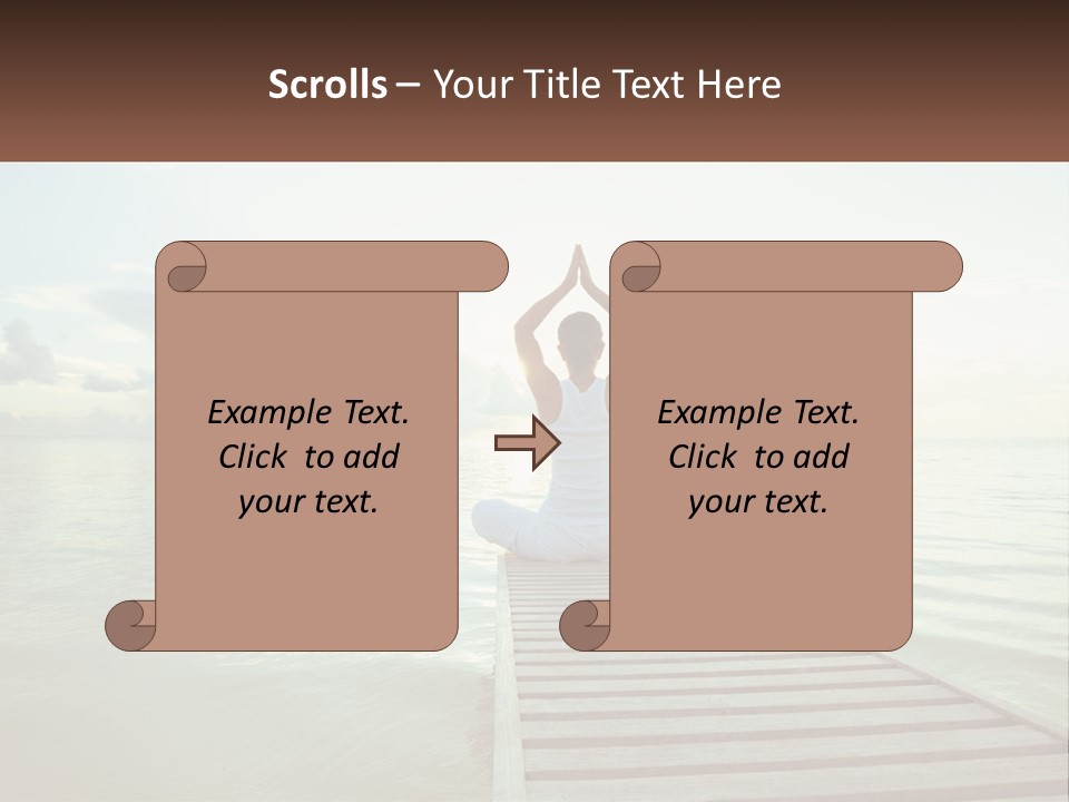 Home White Switch PowerPoint Template