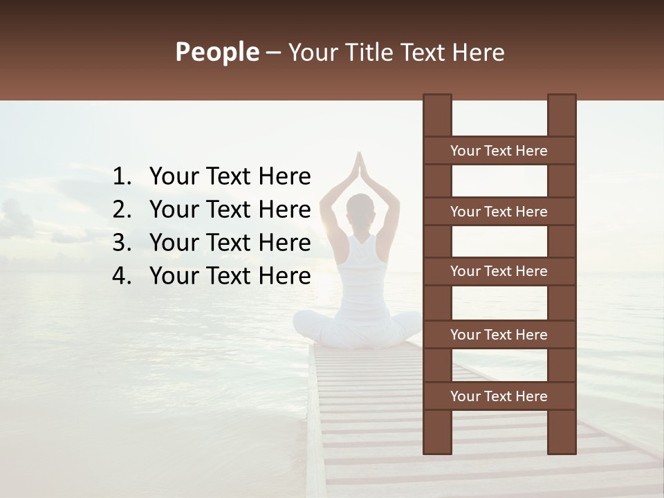 Home White Switch PowerPoint Template