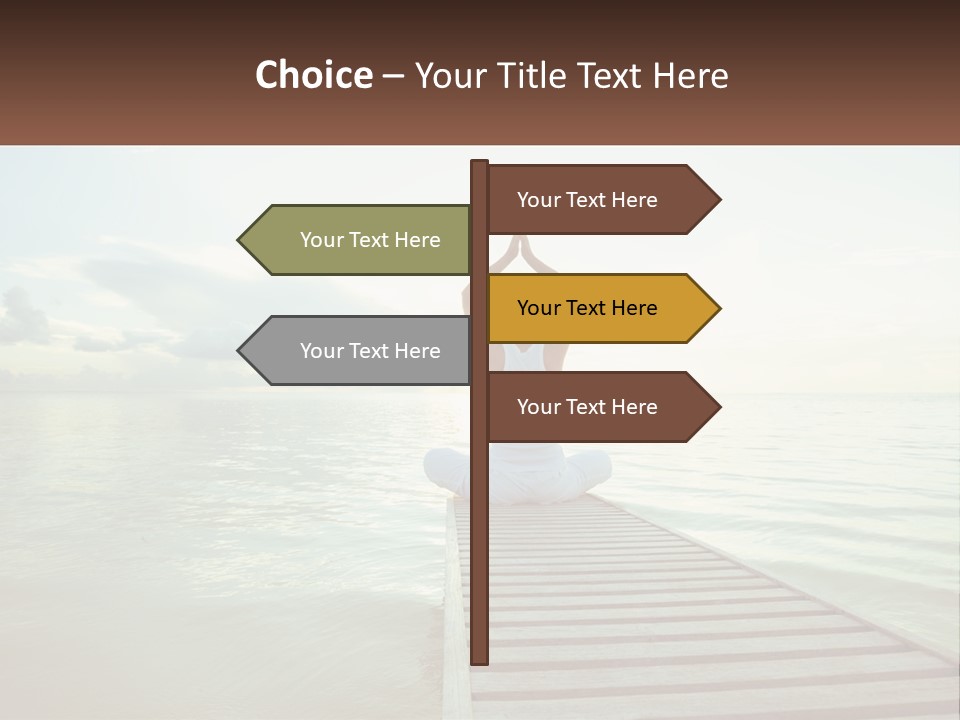 Home White Switch PowerPoint Template