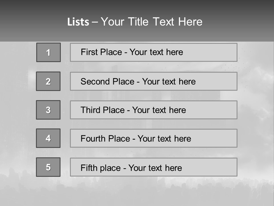 Industry Energy Electric PowerPoint Template